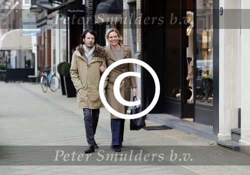 Amsterdam 1 februari 2017
Myrthe Mylius met haar vriend Sebastian Schneberger aan het shoppen