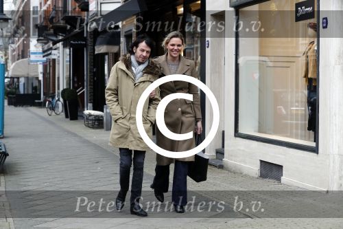 Amsterdam 1 februari 2017
Myrthe Mylius met haar vriend Sebastian Schneberger aan het shoppen