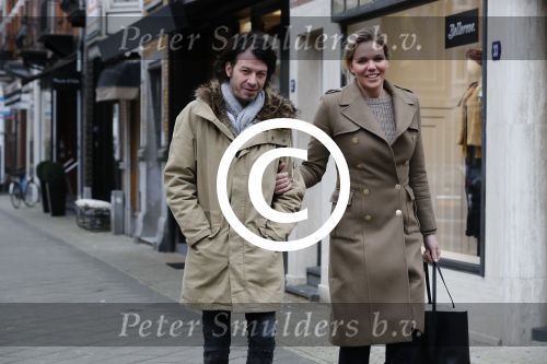 Amsterdam 1 februari 2017
Myrthe Mylius met haar vriend Sebastian Schneberger aan het shoppen