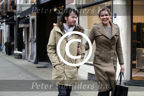 Amsterdam 1 februari 2017
Myrthe Mylius met haar vriend Sebastian Schneberger aan het shoppen