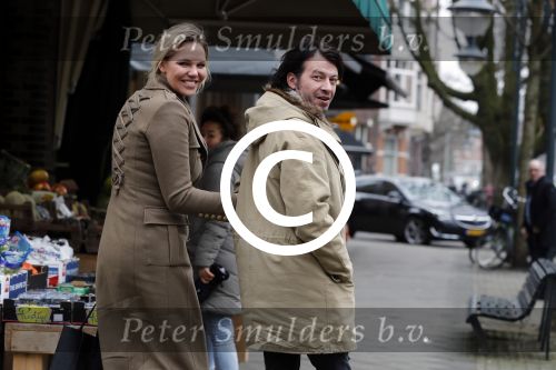 Amsterdam 1 februari 2017
Myrthe Mylius met haar vriend Sebastian Schneberger aan het shoppen