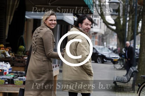 Amsterdam 1 februari 2017
Myrthe Mylius met haar vriend Sebastian Schneberger aan het shoppen