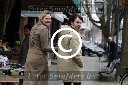 Amsterdam 1 februari 2017
Myrthe Mylius met haar vriend Sebastian Schneberger aan het shoppen