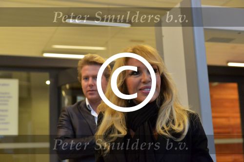 Haarlem, 27 Februari 2017 Proces Patricia Paay tegen haar buurman Maarten Oostvogel en bijgestaan door haar advocaat Mr. Johan Langelaar
