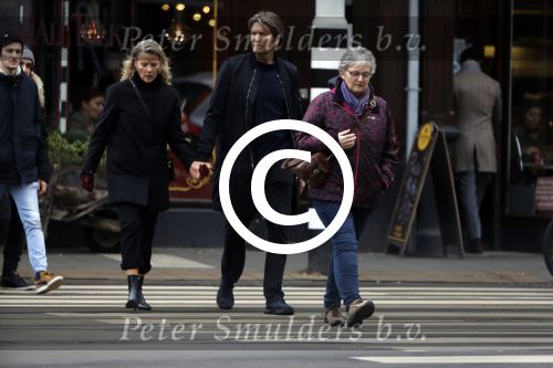 Amsterdam 4 februari 2017
Piet Boon met zijn partner Charlotte Zuijderwijk in amsterdam zuid.