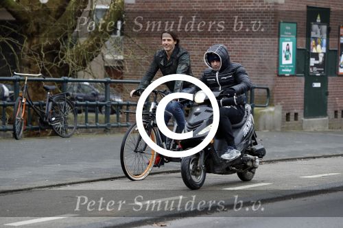 Amsterdam 7 februari 2017 
Ralph Moorman (voedingsspecialist ) op zijn electrische fiets