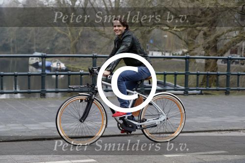 Amsterdam 7 februari 2017 
Ralph Moorman (voedingsspecialist ) op zijn electrische fiets