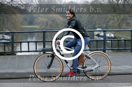 Amsterdam 7 februari 2017 
Ralph Moorman (voedingsspecialist ) op zijn electrische fiets