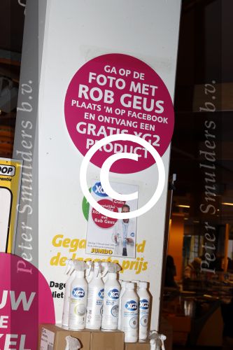 Amsterdam 10 februari 2017 
Rob Geus bij de Jumbo met presentatie van zijn schoonmaaklijn