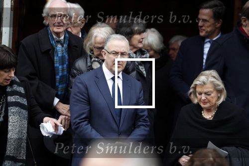 Rotterdam 20 februari 2018
Dienst voor overlijden /begrafenis Ruud Lubbers in de Laurentius Elisabeth Kathedraal. 
Ahmed Aboutaleb
