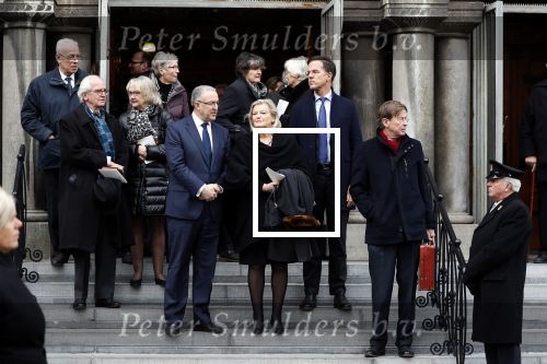 Rotterdam 20 februari 2018
Dienst voor overlijden /begrafenis Ruud Lubbers in de Laurentius Elisabeth Kathedraal. Ahmed Aboutaleb