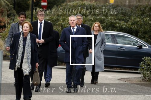 Leusden 6 maart 2018
Crematie Mies Bouwman in crematorium Leusden. Andre v Duin en Martin