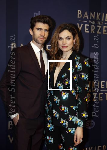 Amsterdam 5 maart 2018
Premiere bankier van het verzet in het de Lemar theater. Benja Bruining met vriendin Anna Drijver