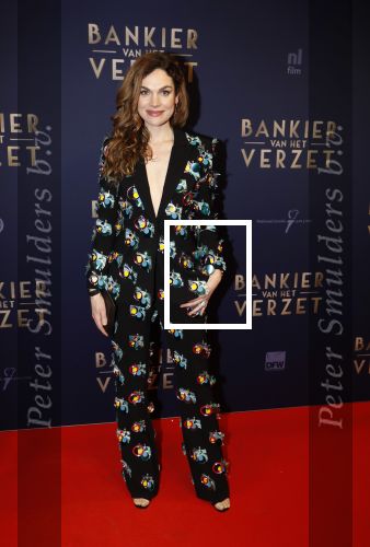 Amsterdam 5 maart 2018
Premiere bankier van het verzet in het de Lemar theater. Benja Bruining met vriendin Anna Drijver