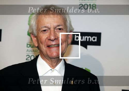 Amsterdam 5 maart 2018 
Buma prijzen in theater Amsterdam. Arnold Muhren met partner