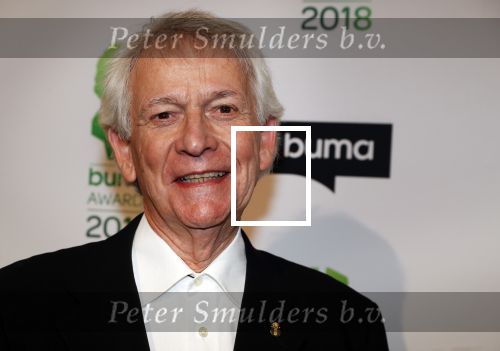 Amsterdam 5 maart 2018 
Buma prijzen in theater Amsterdam. Arnold Muhren met partner