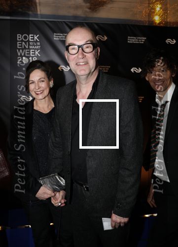Amsterdam 9 maart 2018 
Boekenbal 2018 in de schouwburg van Amsterdam
Bart Chabot met partner