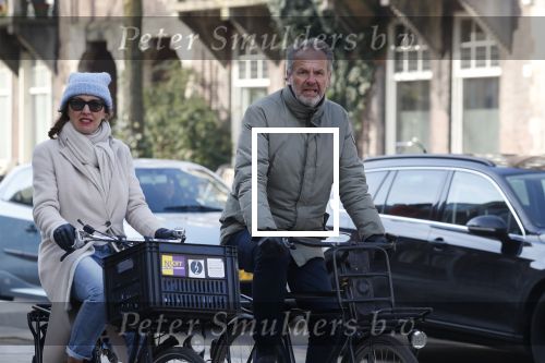 Amsterdam 18 februari 2018
Bert Kuizenga met zijn vrouw op de fiets in Amsterdam zuid