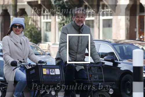 Amsterdam 18 februari 2018
Bert Kuizenga met zijn vrouw op de fiets in Amsterdam zuid