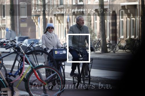 Amsterdam 18 februari 2018
Bert Kuizenga met zijn vrouw op de fiets in Amsterdam zuid