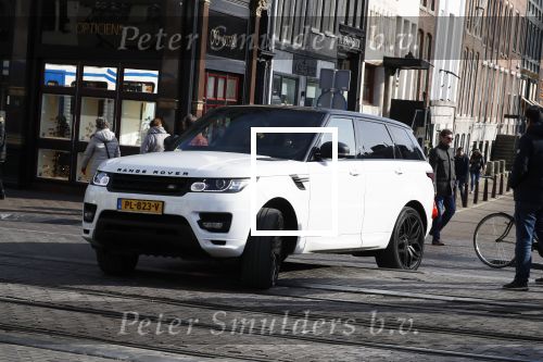 Amsterdam 24 februari 2018
Rapper Boef met zijn Range Rover in Amsterdam