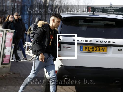 Amsterdam 24 februari 2018
Rapper Boef met zijn Range Rover in Amsterdam