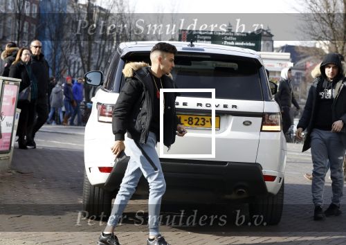 Amsterdam 24 februari 2018
Rapper Boef met zijn Range Rover in Amsterdam