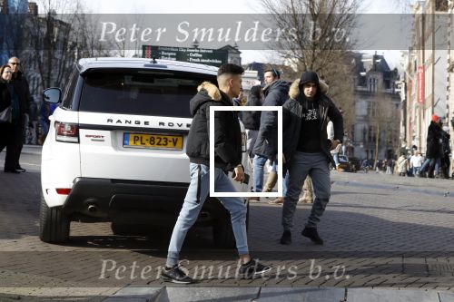 Amsterdam 24 februari 2018
Rapper Boef met zijn Range Rover in Amsterdam