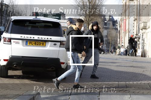 Amsterdam 24 februari 2018
Rapper Boef met zijn Range Rover in Amsterdam