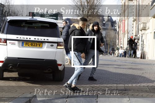 Amsterdam 24 februari 2018
Rapper Boef met zijn Range Rover in Amsterdam