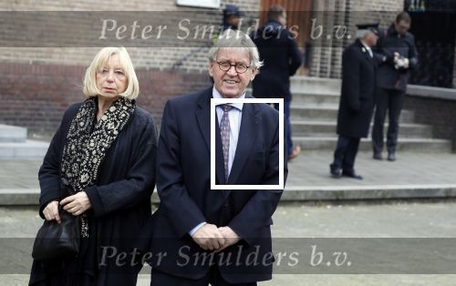 Rotterdam 20 februari 2018
Dienst voor overlijden /begrafenis Ruud Lubbers in de Laurentius Elisabeth Kathedraal. Bram Peper met vrouw