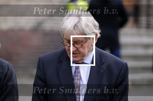 Rotterdam 20 februari 2018
Dienst voor overlijden /begrafenis Ruud Lubbers in de Laurentius Elisabeth Kathedraal. Bram Peper met vrouw