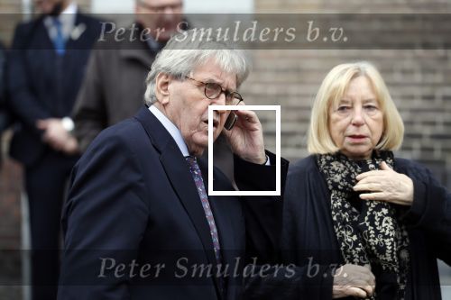 Rotterdam 20 februari 2018
Dienst voor overlijden /begrafenis Ruud Lubbers in de Laurentius Elisabeth Kathedraal. Bram Peper met vrouw