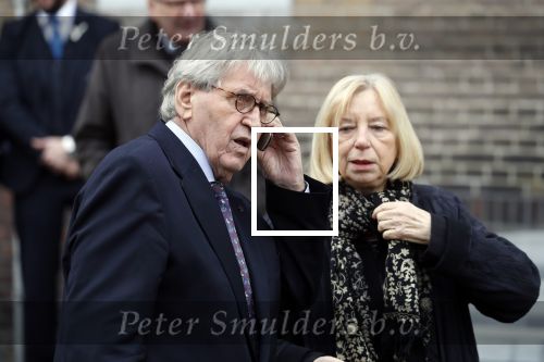 Rotterdam 20 februari 2018
Dienst voor overlijden /begrafenis Ruud Lubbers in de Laurentius Elisabeth Kathedraal. Bram Peper met vrouw