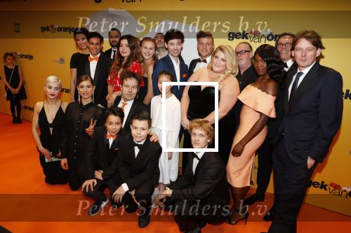 Amsterdam 12 februari 2018
Premiere Gek van Oranje in Tuschinski. cast