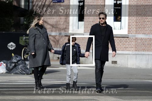 Amsterdam 4 maart 2018
Chantal Janzen zwanger met man Marco en zoontje James