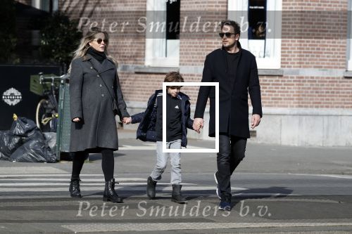 Amsterdam 4 maart 2018
Chantal Janzen zwanger met man Marco en zoontje James