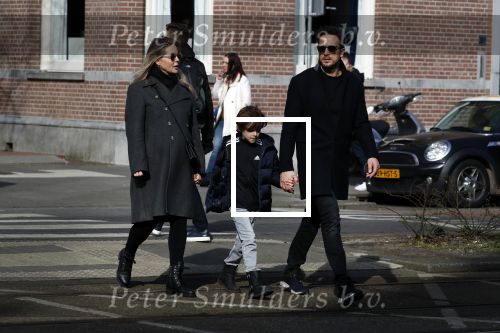 Amsterdam 4 maart 2018
Chantal Janzen zwanger met man Marco en zoontje James