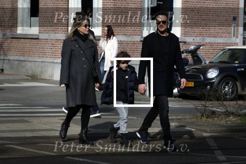 Amsterdam 4 maart 2018
Chantal Janzen zwanger met man Marco en zoontje James