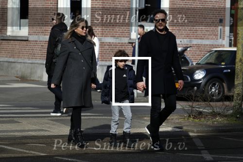 Amsterdam 4 maart 2018
Chantal Janzen zwanger met man Marco en zoontje James