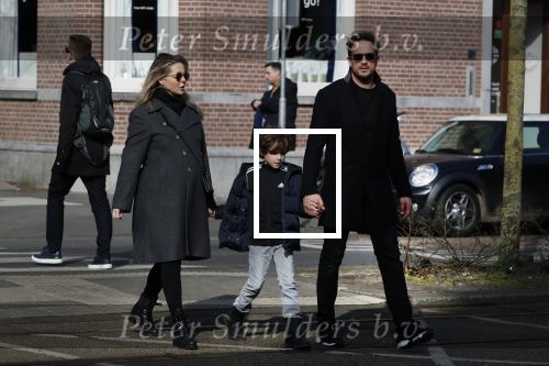 Amsterdam 4 maart 2018
Chantal Janzen zwanger met man Marco en zoontje James