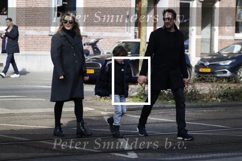 Amsterdam 4 maart 2018
Chantal Janzen zwanger met man Marco en zoontje James
