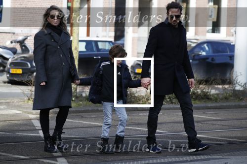 Amsterdam 4 maart 2018
Chantal Janzen zwanger met man Marco en zoontje James