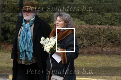 Leusden 6 maart 2018
Crematie Mies Bouwman in crematorium Leusden. Chiem en Maria v Houweninge