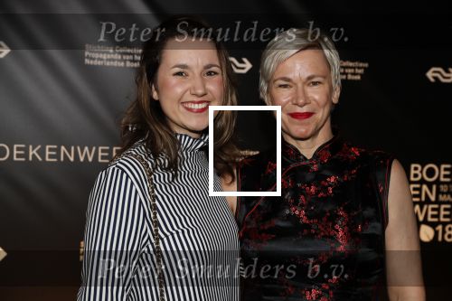 Amsterdam 9 maart 2018 
Boekenbal 2018 in de schouwburg van Amsterdam. Christine Otten (R)
