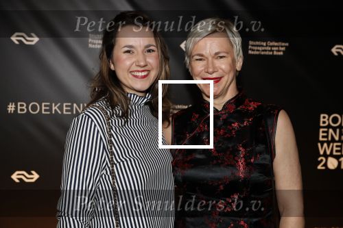 Amsterdam 9 maart 2018 
Boekenbal 2018 in de schouwburg van Amsterdam. Christine Otten (R)
