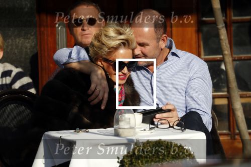 Amsterdam 17 februari 2018
Connie Witteman met verloofde Eugene v Dun op terras.