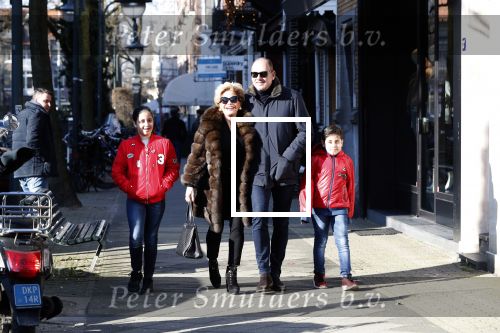 Amsterdam 23 februari 2018
Connie Witteman met verloofde Eugene v Dun en haar twee kleinkinderen