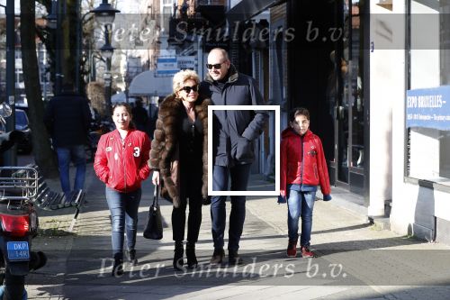 Amsterdam 23 februari 2018
Connie Witteman met verloofde Eugene v Dun en haar twee kleinkinderen