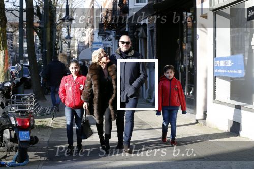Amsterdam 23 februari 2018
Connie Witteman met verloofde Eugene v Dun en haar twee kleinkinderen